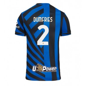 Inter Milan Denzel Dumfries #2 Domaci Dres 2024-25 Kratak Rukavima